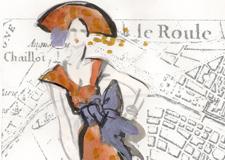 Haute Couture Fashion Illustration Paris