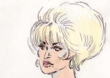 Dolly Parton Copyright 9 to 5 Courtroom Illustration  