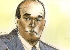 O.J. Simpson Murder Trial Courtroom Illustration